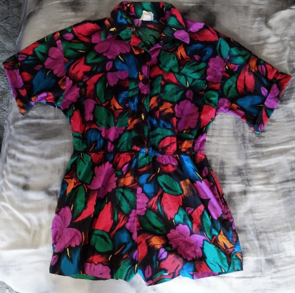 Vintage 80s Romper
